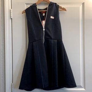 NWT Hunter Zipper Front Hoodie Dress